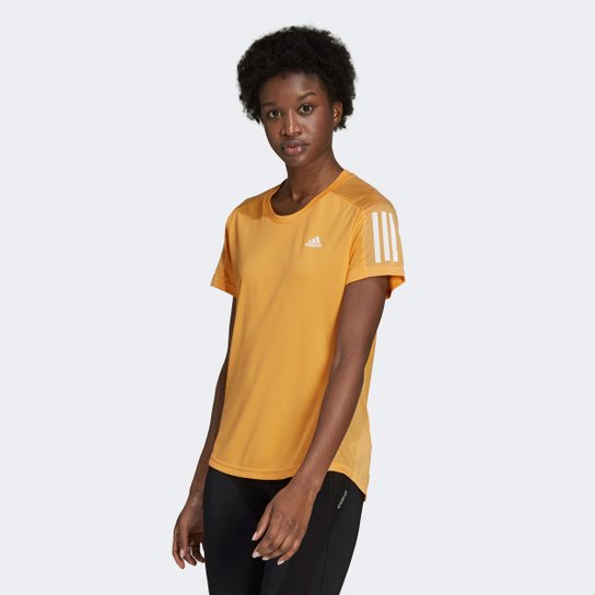 Camiseta Adidas Own The Run Feminina - Laranja
