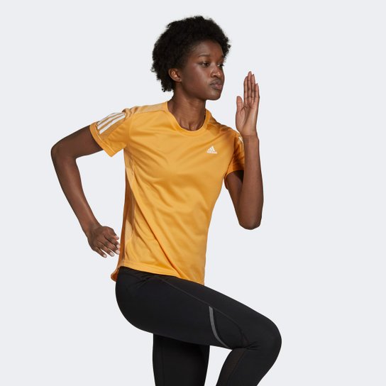 Camiseta Adidas Own The Run Feminina - Laranja