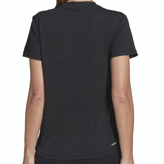 Camiseta Adidas Polyester Sport Preto Feminino