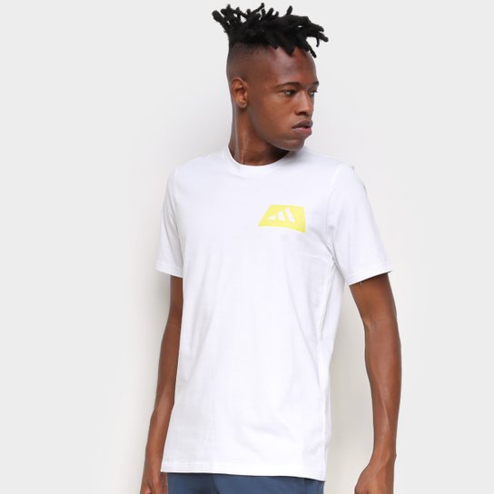 Camiseta Adidas Repeat Masculina - Branco