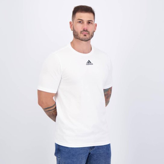Camiseta Adidas Small Logo Tee Branca