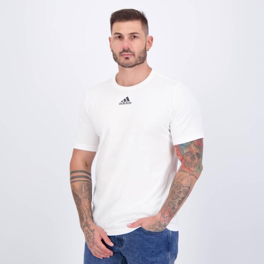 Camiseta Adidas Small Logo Tee Branca