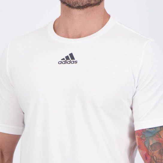 Camiseta Adidas Small Logo Tee Branca