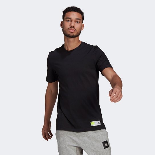 Camiseta Adidas Tech Grade Masculina - Preto