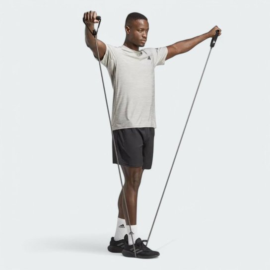 Camiseta Adidas Treino Alongamento Train Essentials Masculina