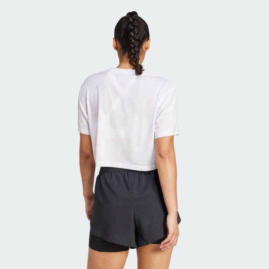 Camiseta Adidas Treino Boxy Essentials Feminina