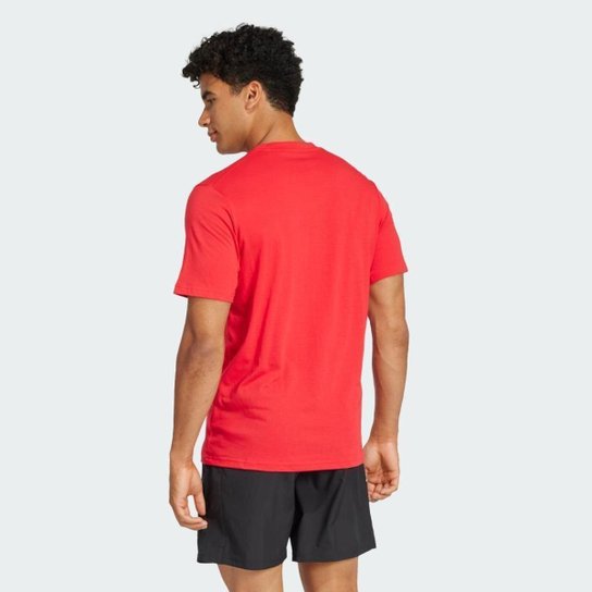 Camiseta Adidas Treino Manga Curta Logo Masculina