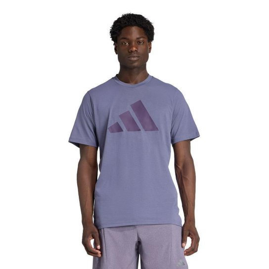 Camiseta Adidas Treino Manga Curta Logo Masculina