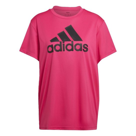 Camiseta AEROREADY Designed To Move Boyfriend-Rosa Adidas