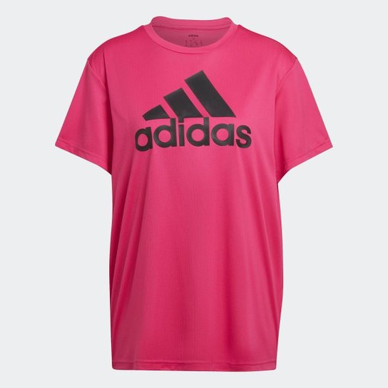 Camiseta AEROREADY Designed To Move Boyfriend-Rosa Adidas