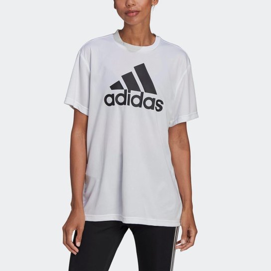 Camiseta AEROREADY Designed To Move Boyfriend-Rosa Adidas