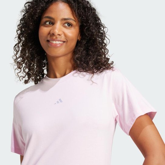 Camiseta Algodão Essentials Small Logo Adidas Feminina