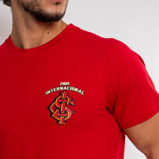 Camiseta Clássica Internacional Oficial Saci Masculina