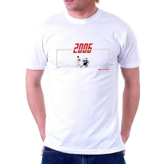 Camiseta de Futebol Mundo Colorado Mundial 2006 Masculina