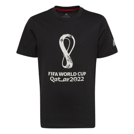 Camiseta Emblema Copa do Mundo FIFA 2022™-Preto Adidas