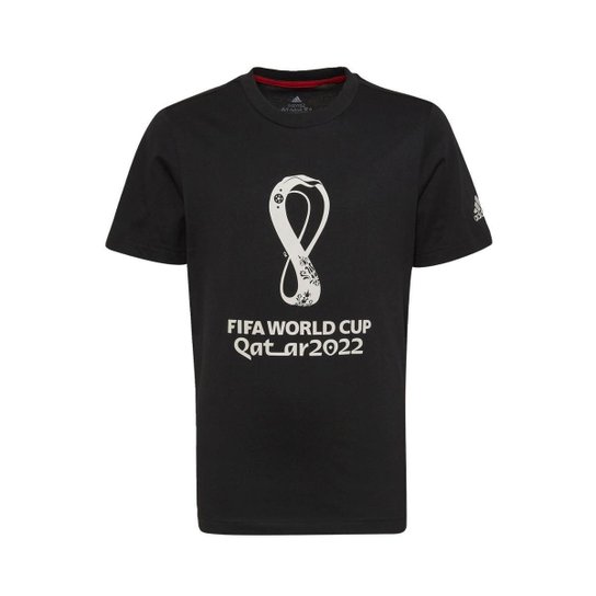 Camiseta Emblema Copa do Mundo FIFA 2022™-Preto Adidas