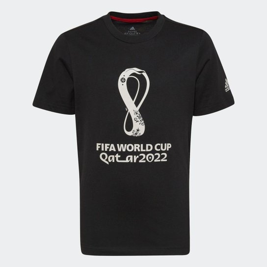 Camiseta Emblema Copa do Mundo FIFA 2022™-Preto Adidas