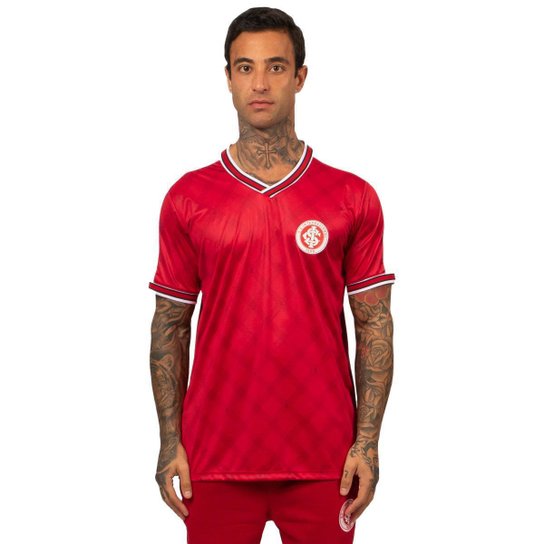 Camiseta Esportiva Masculina Internacional Oficial Torcedor