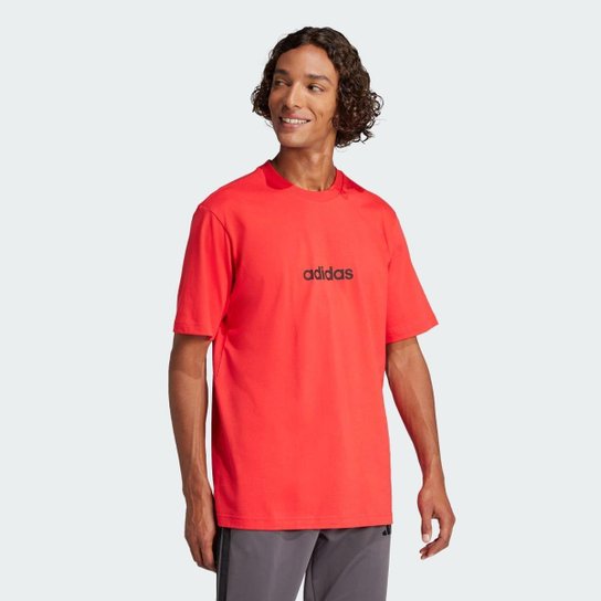 Camiseta Essentials Linear Single Jersey Adidas