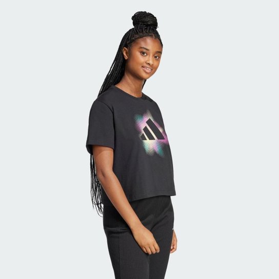 Camiseta Estampada Dance Adidas Feminina