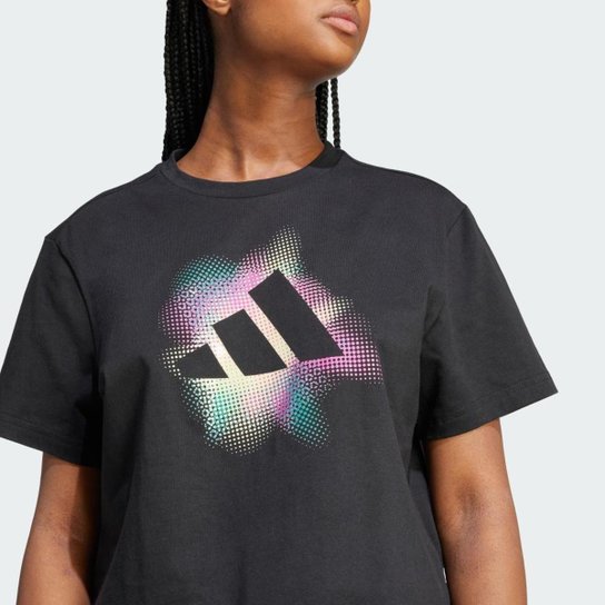 Camiseta Estampada Dance Adidas Feminina