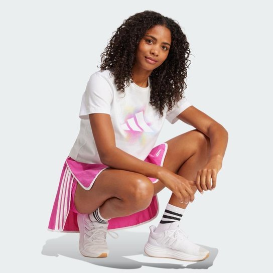 Camiseta Estampada Dance Adidas Feminina