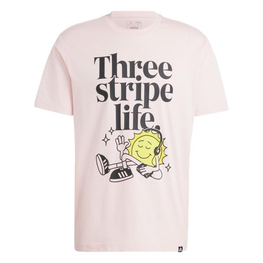 Camiseta Estampada Positivity Adidas Masculina