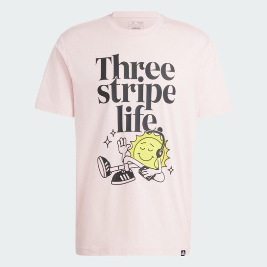 Camiseta Estampada Positivity Adidas Masculina