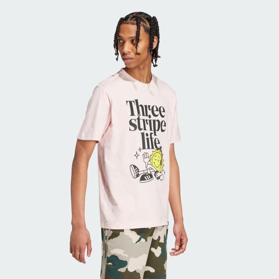 Camiseta Estampada Positivity Adidas Masculina