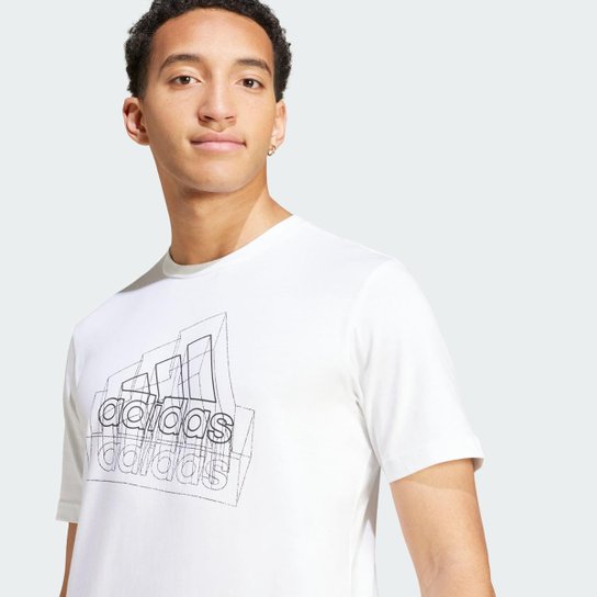 Camiseta Estampada Tech Badge of Sport Adidas