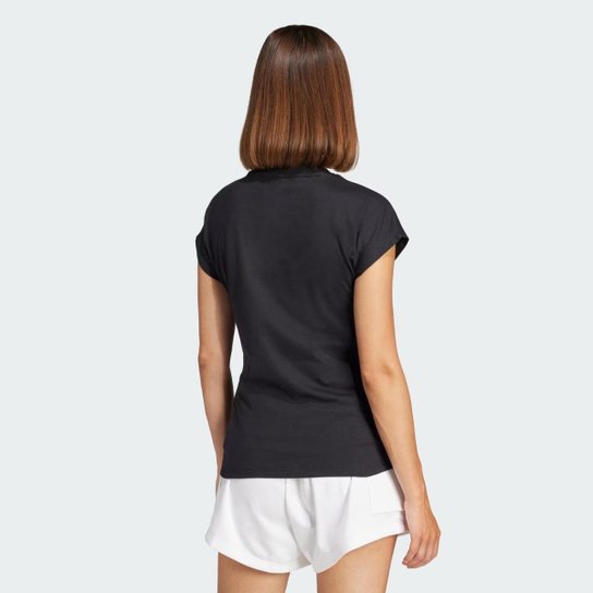 Camiseta Feminina Adidas Essentials Linear - Algodão JC8238