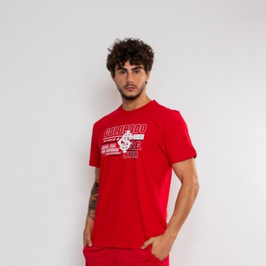 Camiseta Futebol Classica Internacional Oficial Colorado