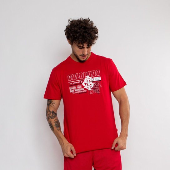 Camiseta Futebol Classica Internacional Oficial Colorado