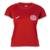 Camiseta Futebol Feminina Baby Look Internacional Torcedor - Vermelho
