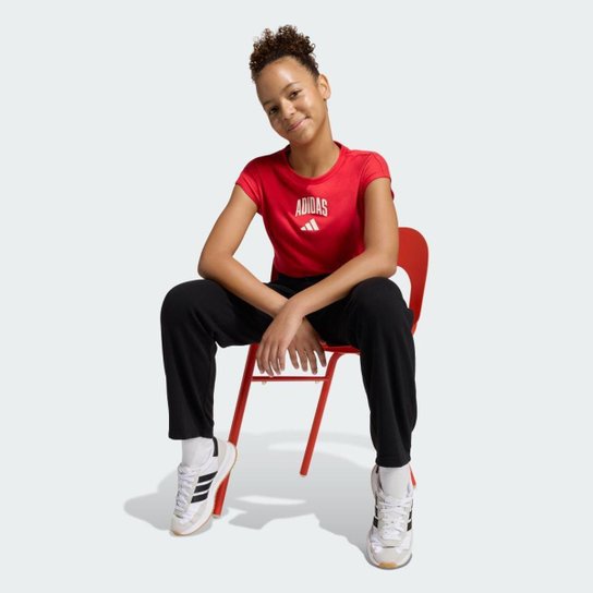 Camiseta Infantil Adidas Seasonals Collegiate Typography