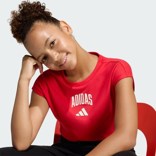 Camiseta Infantil Adidas Seasonals Collegiate Typography
