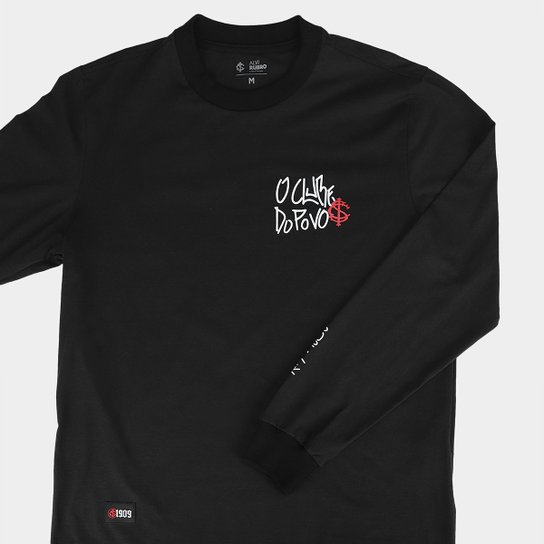 Camiseta Internacional 1909 Clube Do Povo Manga Longa Masculina