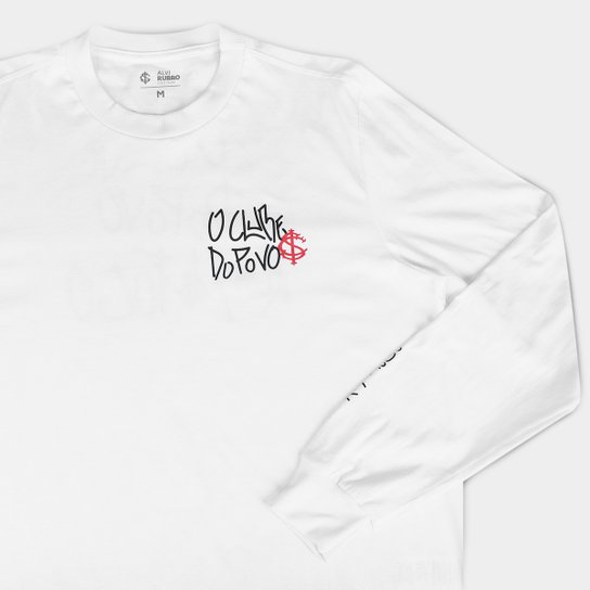 Camiseta Internacional 1909 Clube Do Povo Manga Longa Masculina