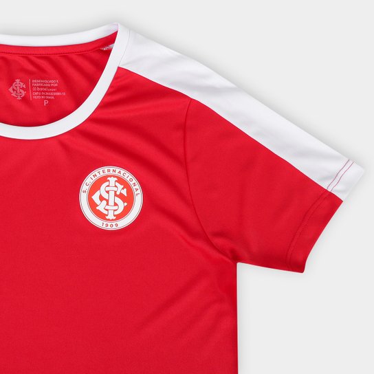 Camiseta Internacional Colorado Feminina