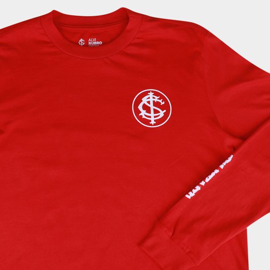 Camiseta Internacional Manga Longa Masculina