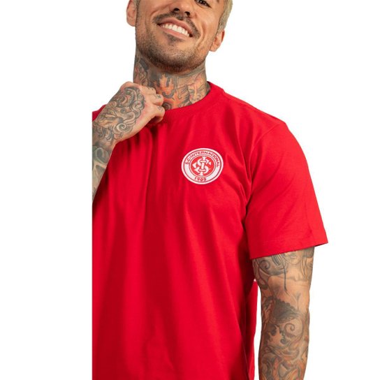 Camiseta Internacional Oficial Classic Algodão Masculina