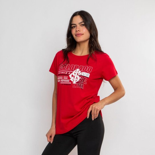 Camiseta Internacional Oficial Colorado Feminina