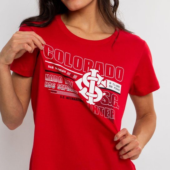 Camiseta Internacional Oficial Colorado Feminina