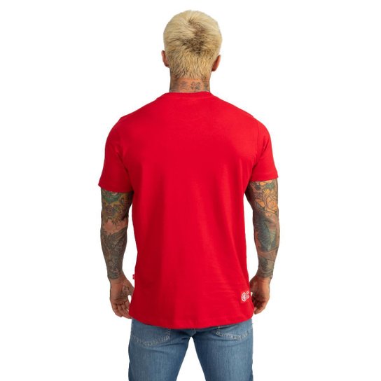 Camiseta Internacional Oficial Linha Torcedor Algodão Masculina