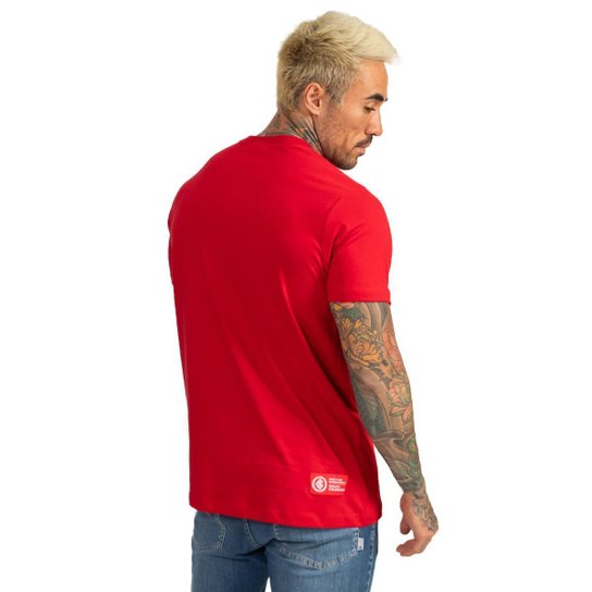 Camiseta Internacional Oficial Linha Torcedor Algodão Masculina