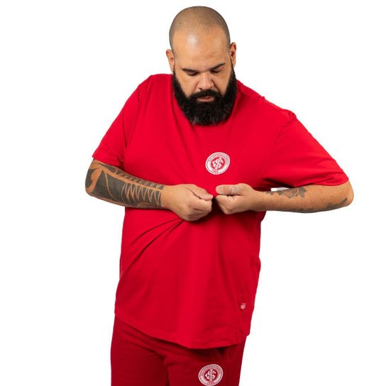 Camiseta Internacional Oficial Plus Size