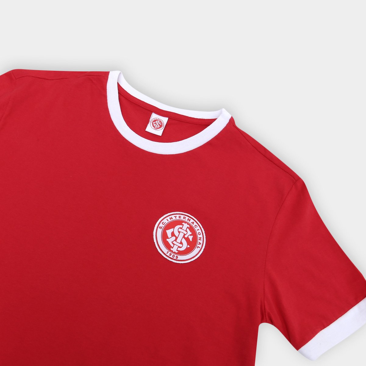 Camiseta Internacional Réplica 1977 Masculina - Vermelho - Loja do Inter