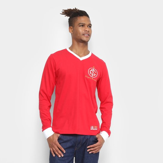 Camiseta Internacional Retro Mania 1975 Manga Longa Masculina