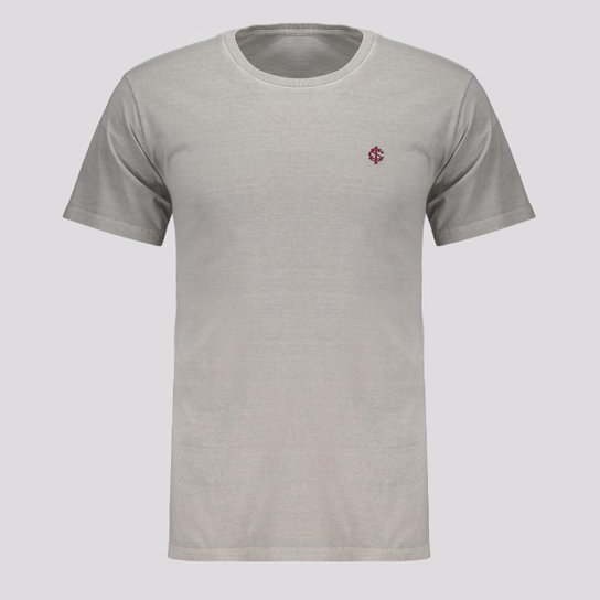 Camiseta Internacional Tinturada Cinza