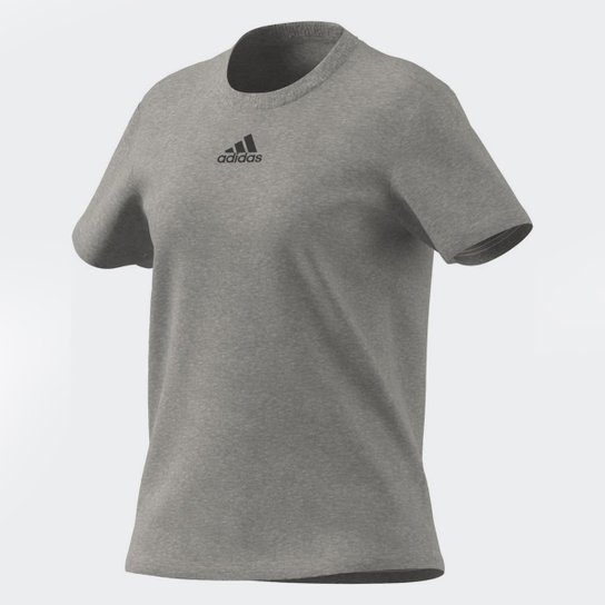 Camiseta Manga Curta Adidas Small Logo Feminina